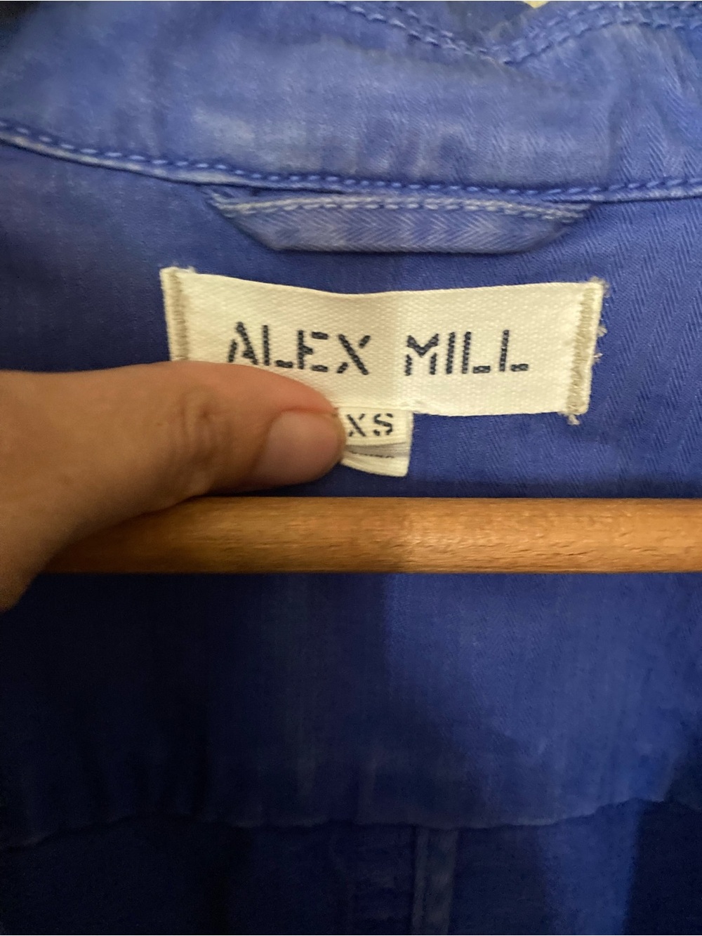 Alex Mill utility jacket French blue size XS - Picture 4 of 7